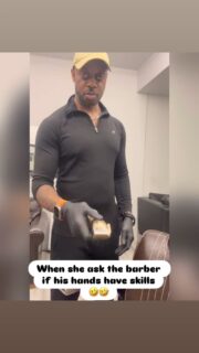 💈✂️ When she ask the barber if his hands have skills 🤣🤣
————————————-

📅 BOOK ONLINE 💇🏿‍♂️💇🏻‍♂️
oehairdesign.com 👊🏾

————————————
#5starbarber #blackbarber #oehairdesign #portsmouth #shaq