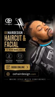 💈✂️ Haircut and facial now available….
————————————-

📅 BOOK ONLINE 💇🏿‍♂️💇🏻‍♂️
oehairdesign.com 👊🏾

————————————
#5starbarber #facial #oehairdesign #portsmouth #shaq